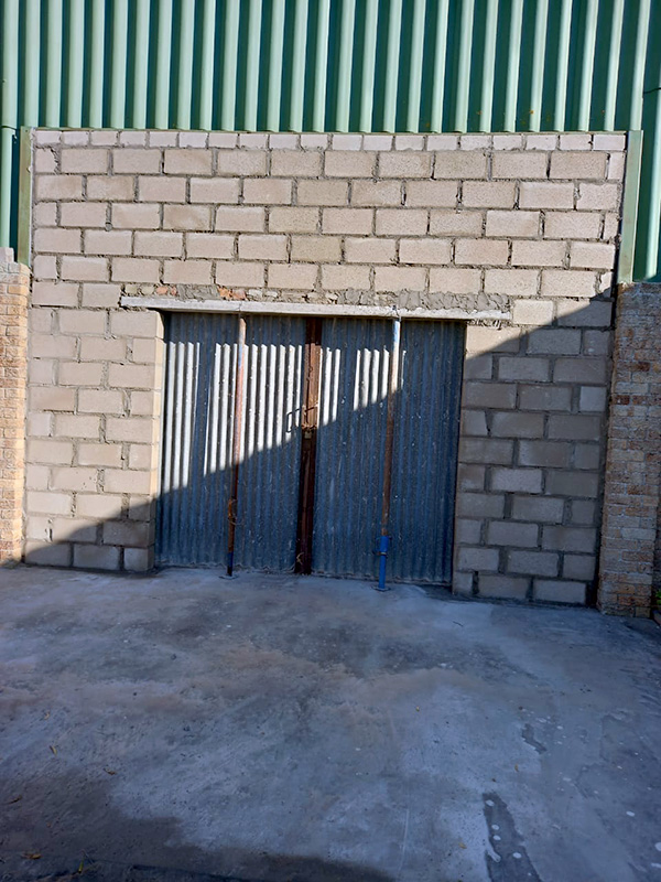 Garage door renovation step 2